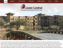Tablet Screenshot of coopercardinal.com